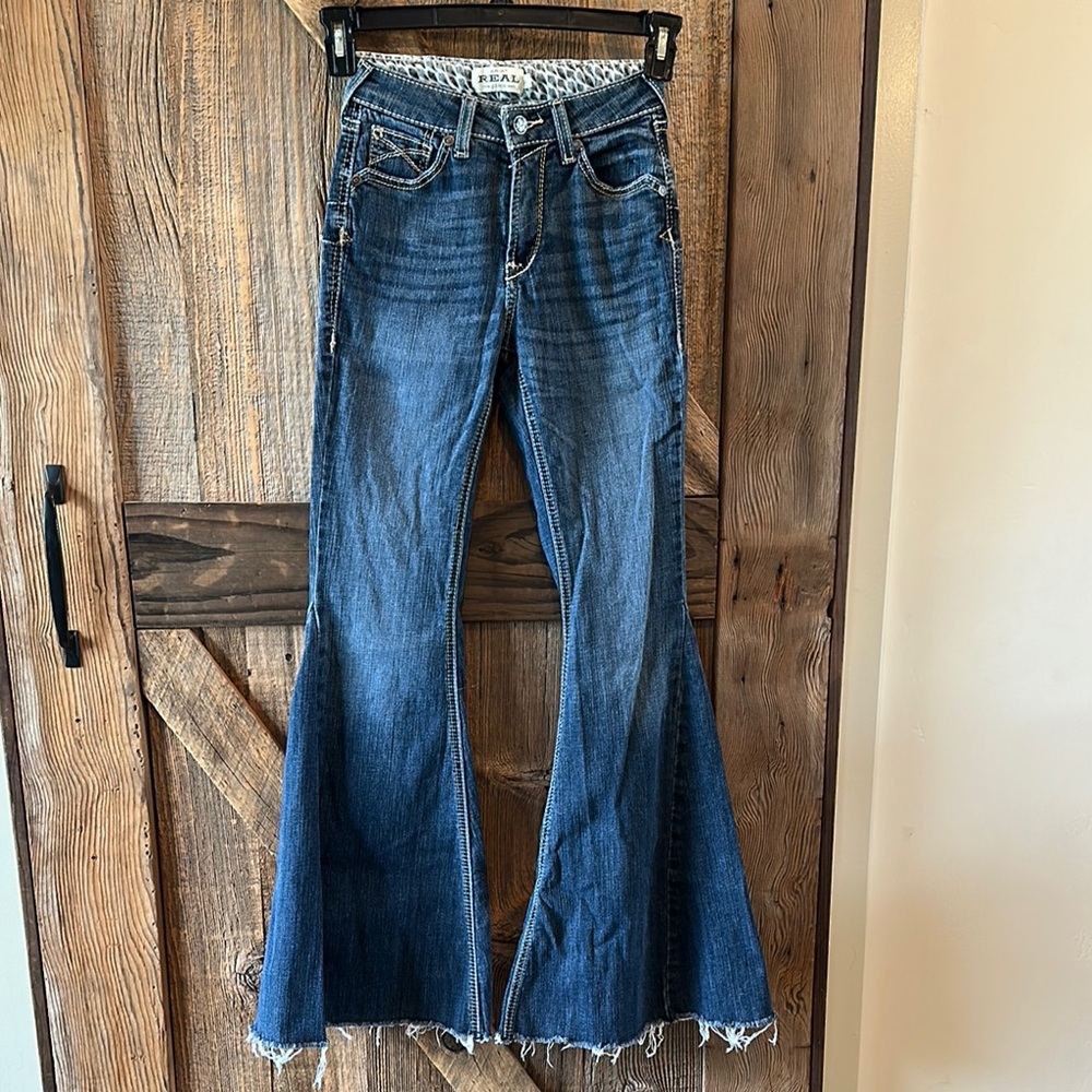 Ariat Blue Flare Wide Leg Jeans